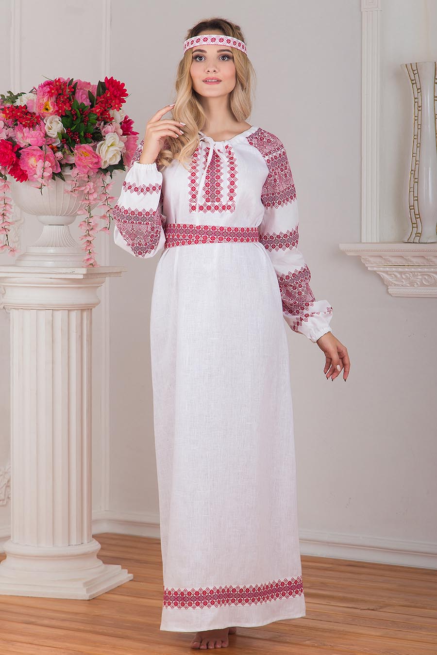 A playful frame from Women in Slavic costumes — online in Karachi